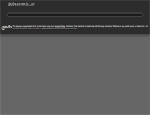 Tablet Screenshot of dobranocki.pl